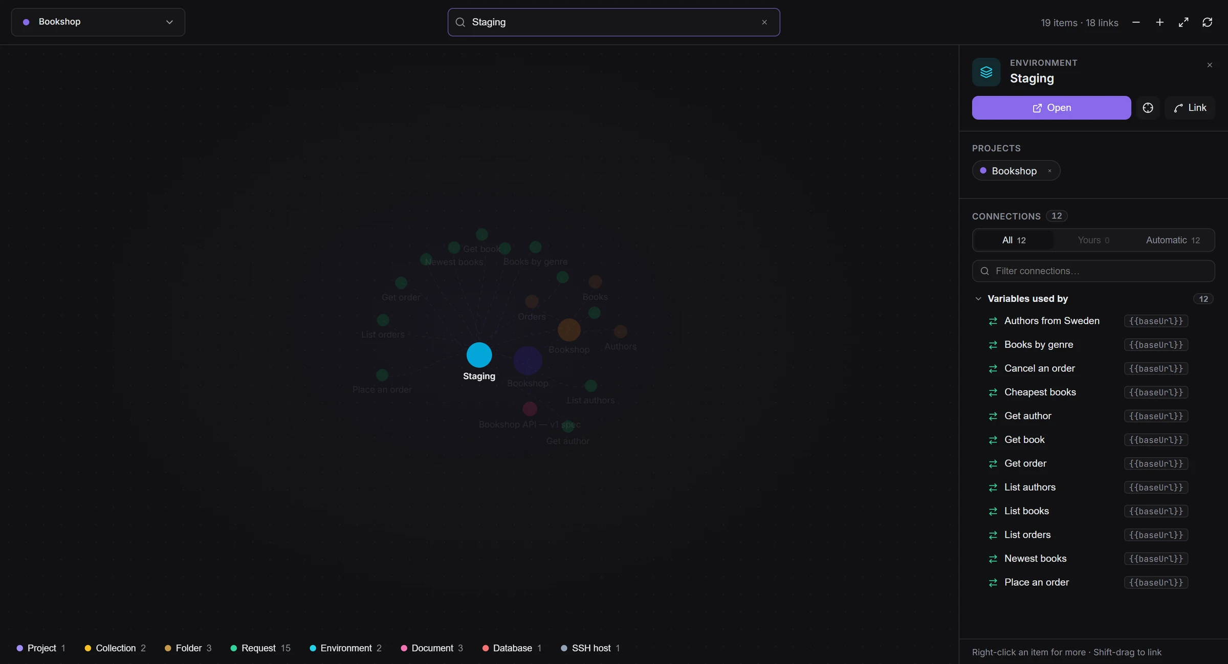 Play the clip: Projects and Graph