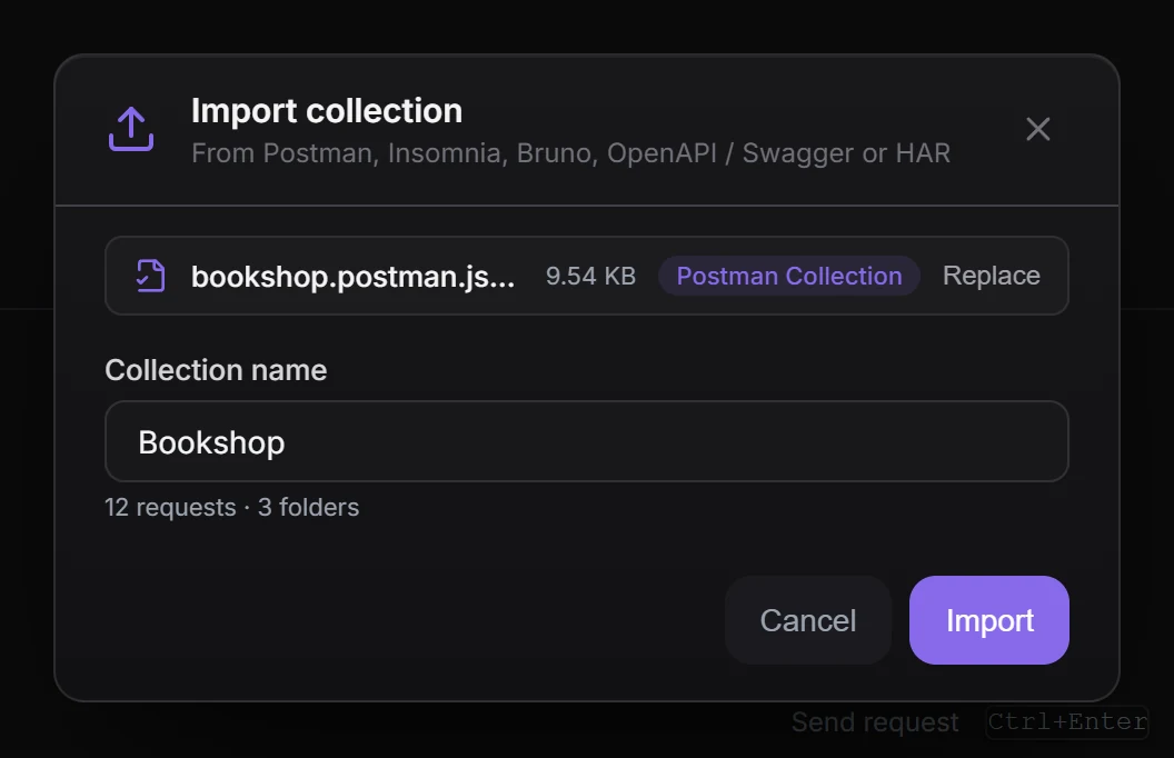 Play the clip: Import in, export out