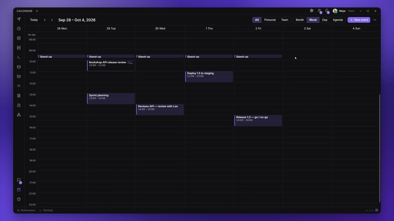 Calendar