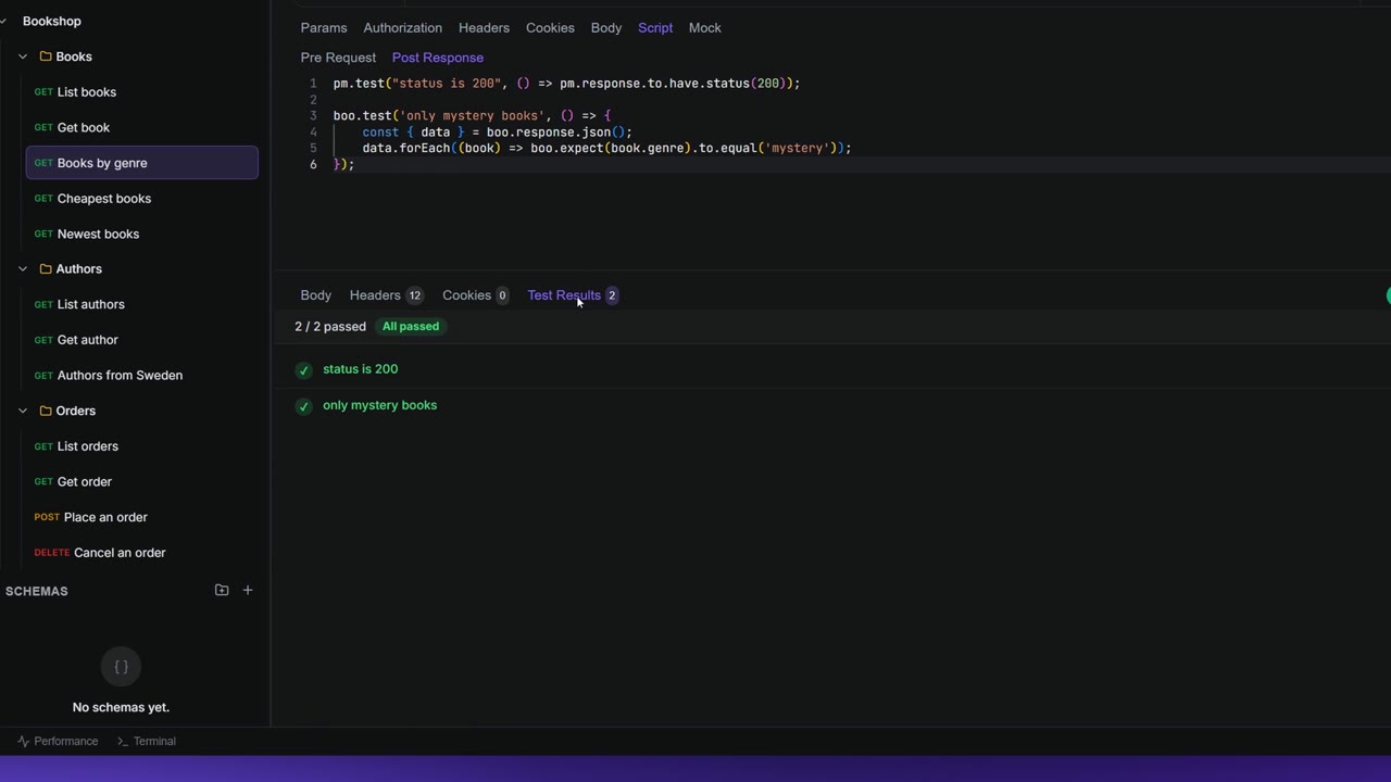 Scripts & tests